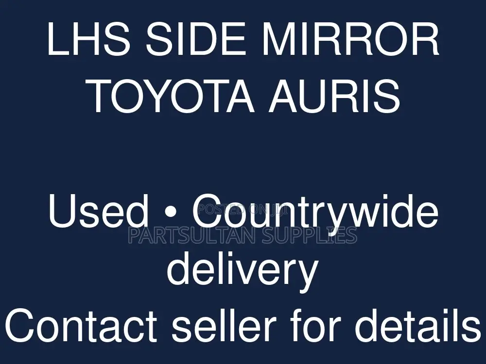 RHS Side Mirror Toyota Axio