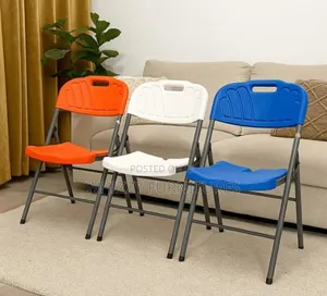 Heavy Duty Plastic Folding Chair – White