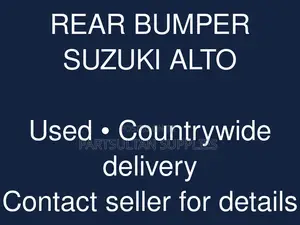 Rear Bumper Suzuki Alto