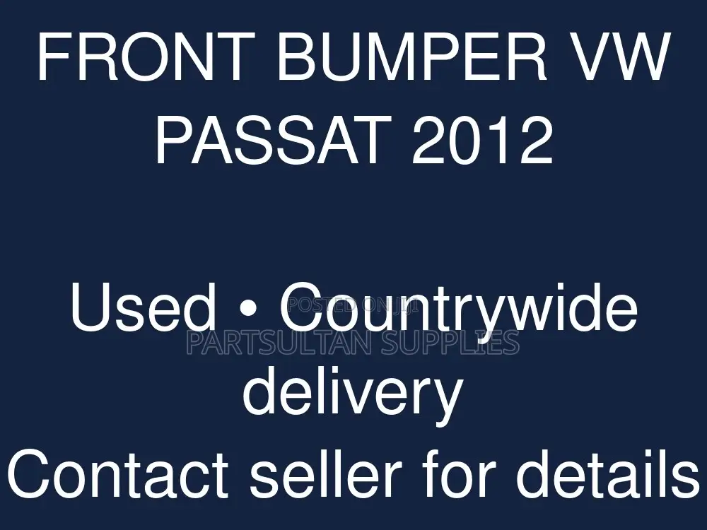 Front Bumper Vw Passat 2012