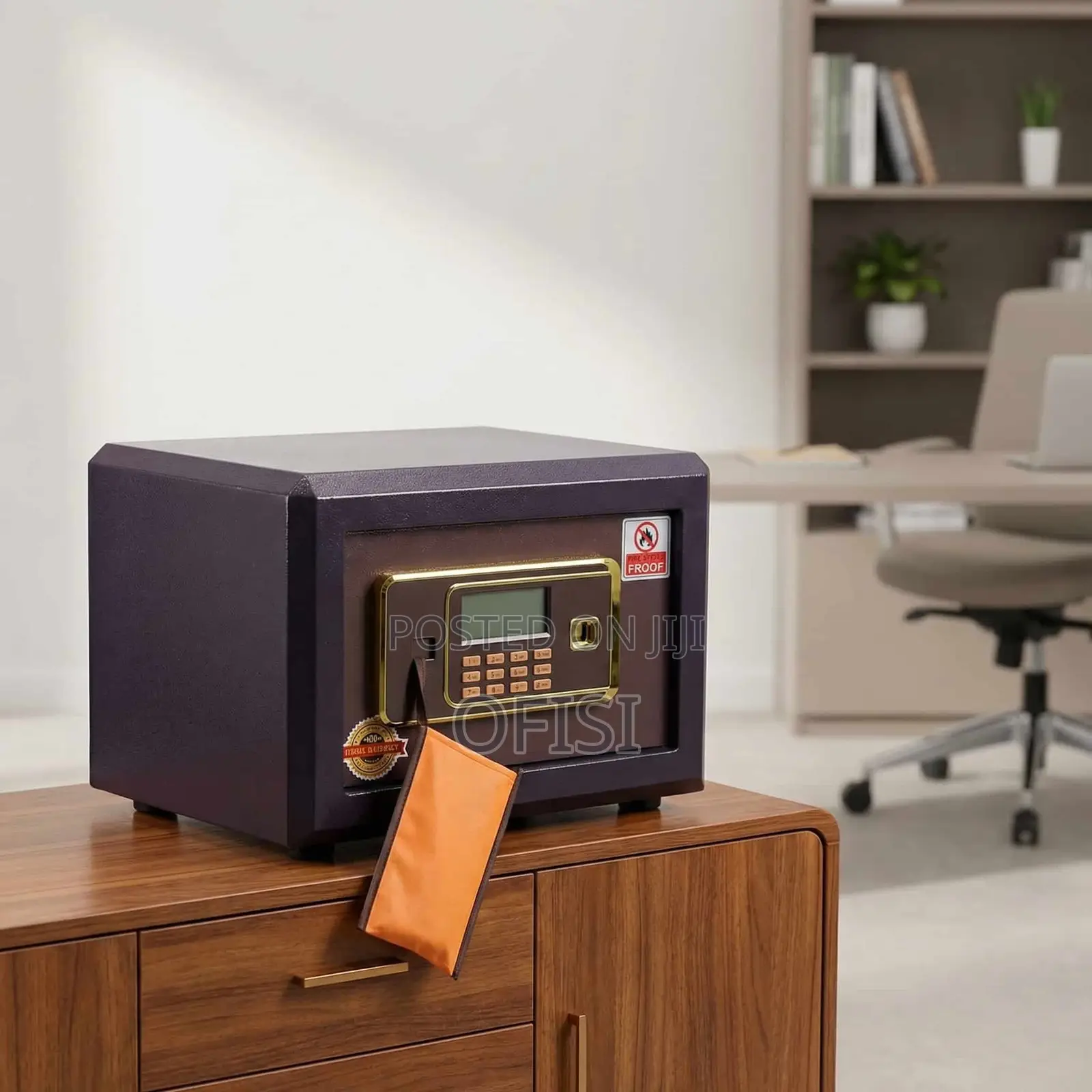 Office Safe; Digital 28Kg Fireproof Safe Box
