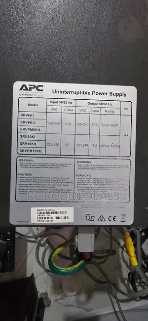 APC Easy Ups on-Line Srvpm6kil