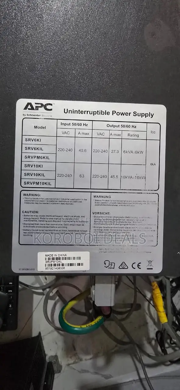 APC Easy Ups on-Line Srvpm6kil
