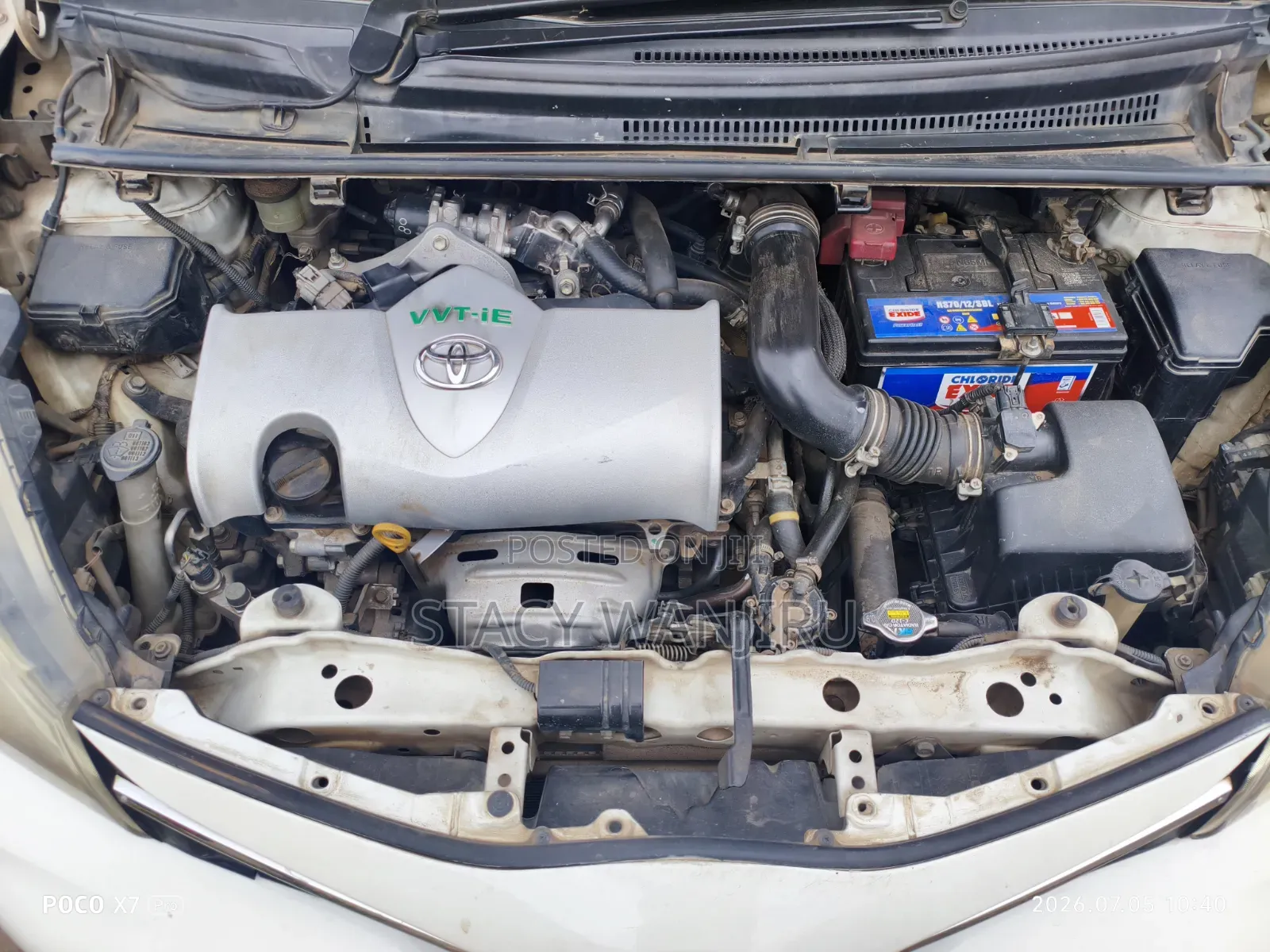 Toyota Vitz 2014 White