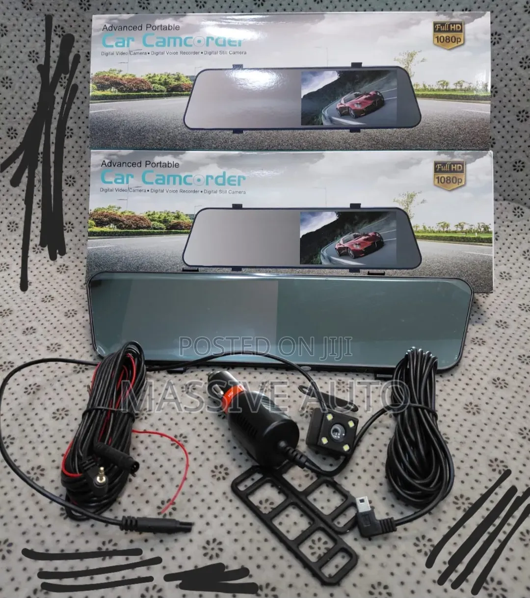 2 Lens Dual Camera/ 2in 1 Dashcam