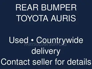 Rear Bumper Toyota Auris
