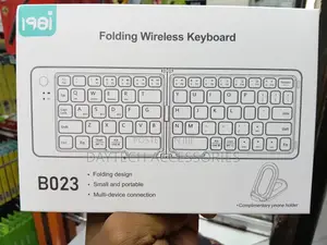 1981 Brand Foldable Wireless Keyboard, Model B023