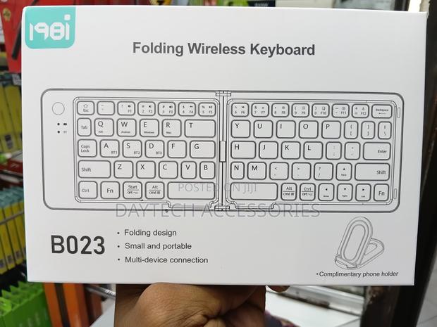 1981 Brand Foldable Wireless Keyboard, Model B023 - thumbnail 2