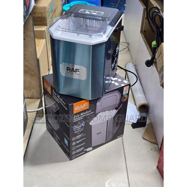 RAF Countertop Ice Maker 9 Cubes Ready 7 Mins 26lbs 24Hrs