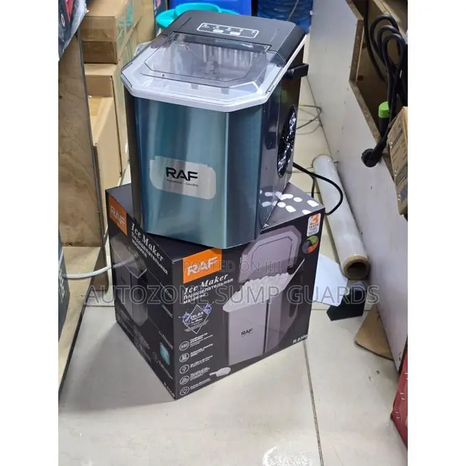 RAF Countertop Ice Maker 9 Cubes Ready 7 Mins 26lbs 24Hrs
