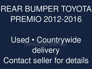 Rear Bumper Toyota Premio 2012-2016