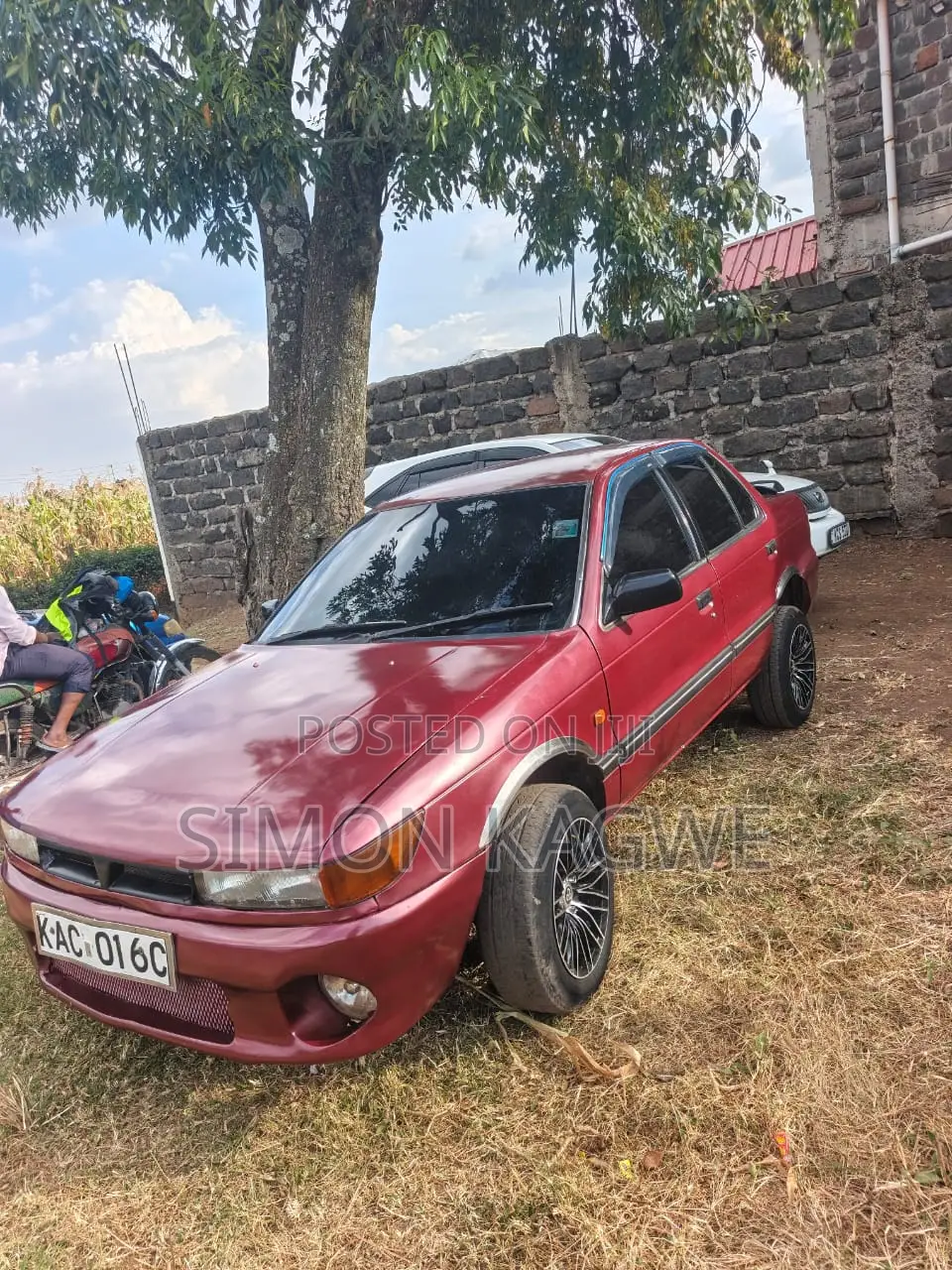 Mitsubishi Lancer 1991 Maroon