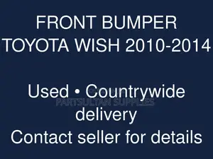 Front Bumper Toyota Wish 2010-2014