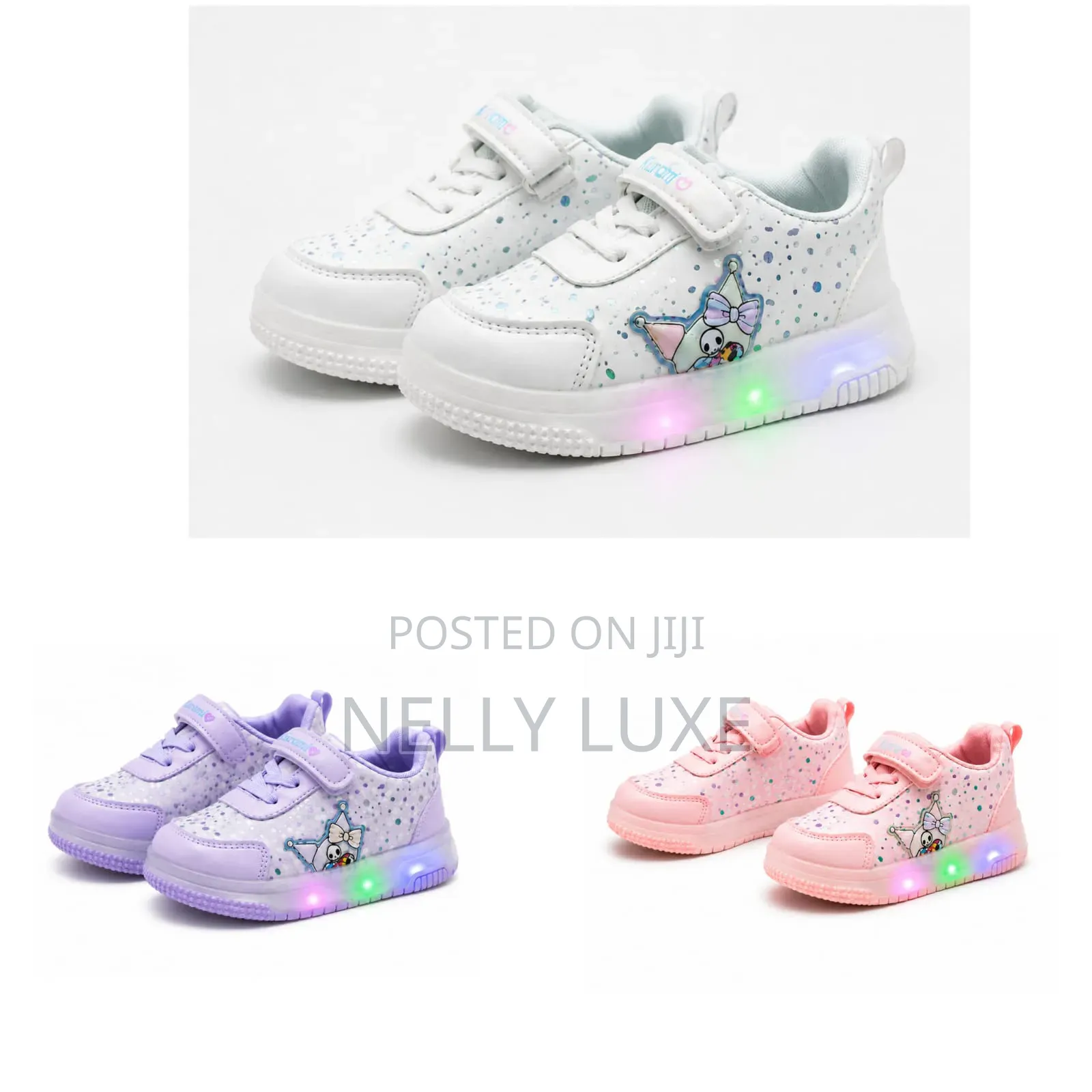 Girls Led Sneakers Sizes 21_30