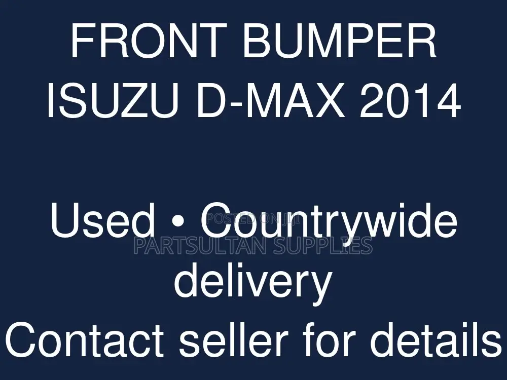 Front Bumper Isuzu D-Max 2014