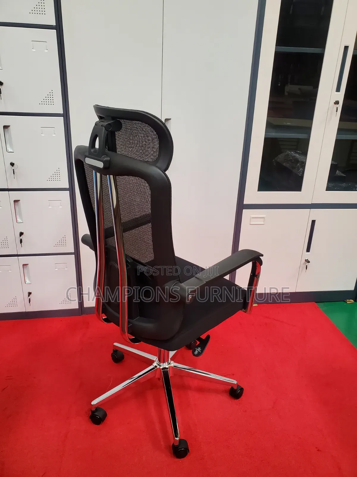Ergonomic Double Bar Steel Office Chair
