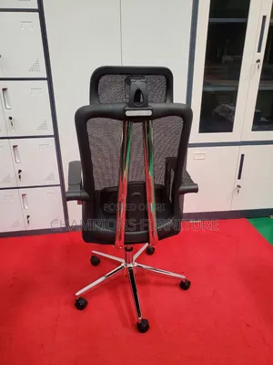 Ergonomic Double Bar Steel Office Chair