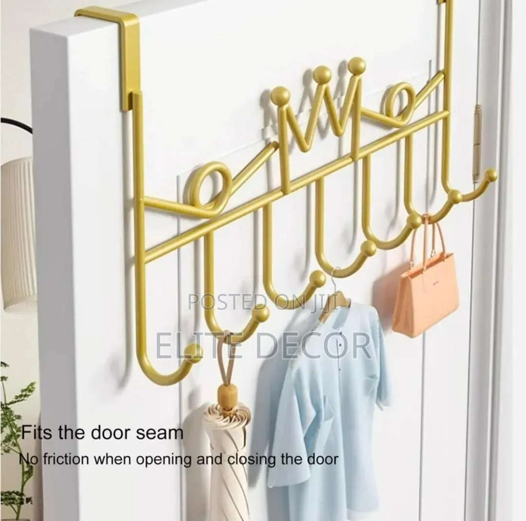 Heavy Gauge Behind-the-Door 7 Hooks Hanger