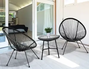 Outdoor Set: 3 Piece Acapulco Wicker Lounge Set