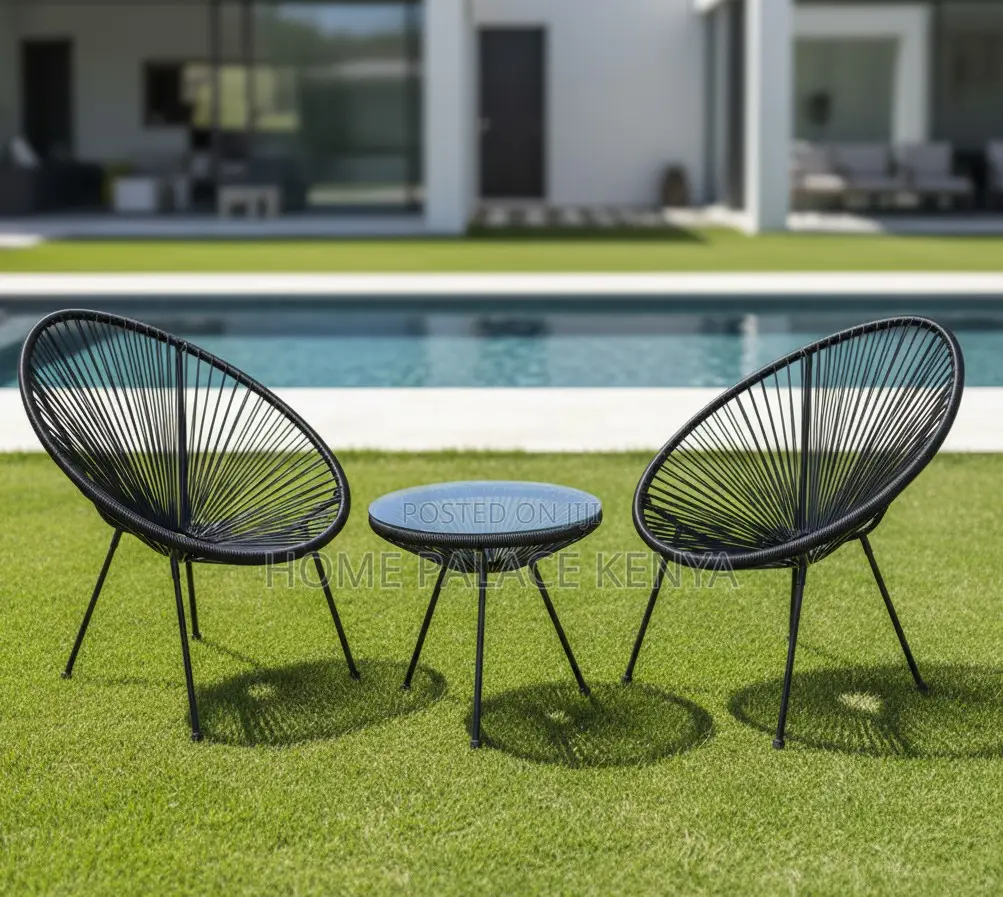 Outdoor Set: 3 Piece Acapulco Wicker Lounge Set
