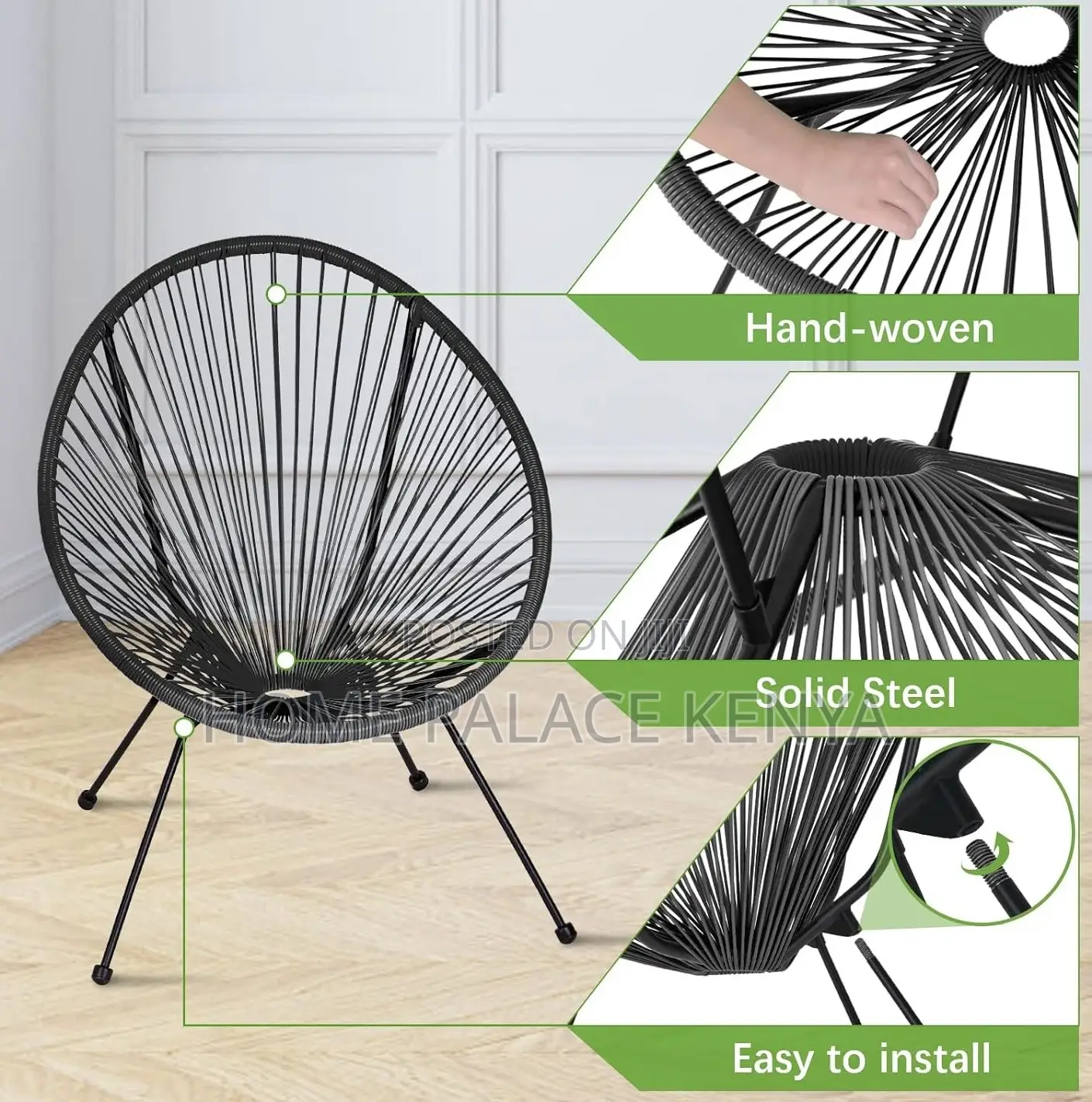 Outdoor Set: 3 Piece Acapulco Wicker Lounge Set