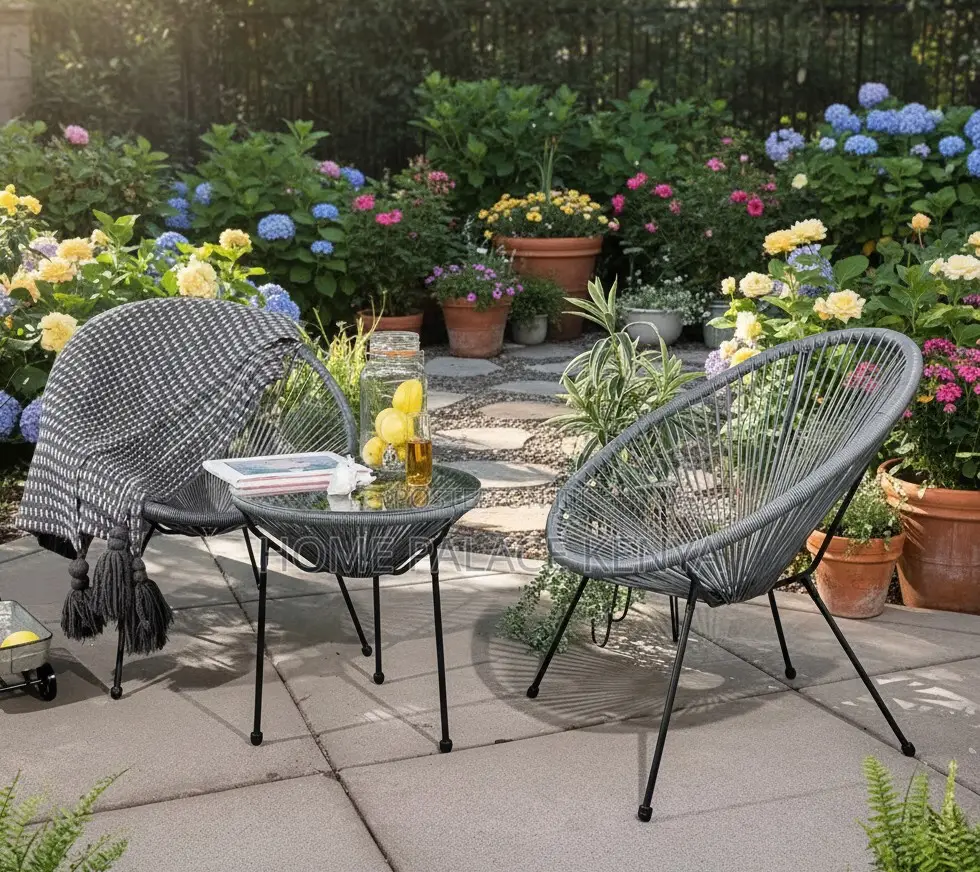 Outdoor Set: 3 Piece Acapulco Wicker Lounge Set
