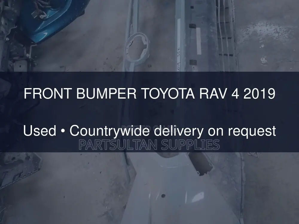 Front Bumper Toyota Rav 4 2019
