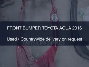 Front Bumper Toyota Aqua 2016