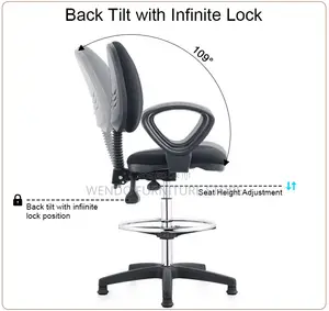 Office Chairs; Mid Back Offices Reception Adjustable Chairs