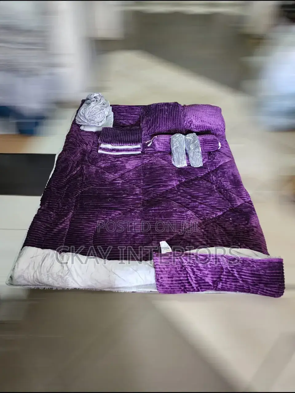 Purple and Red Soft Enough Velvet Duvets