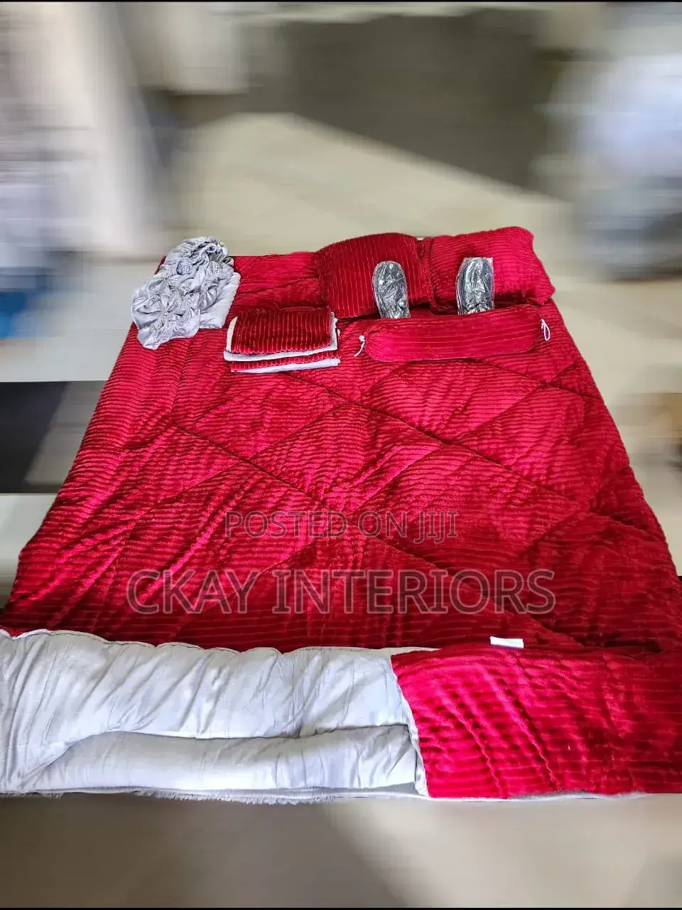 Purple and Red Soft Enough Velvet Duvets