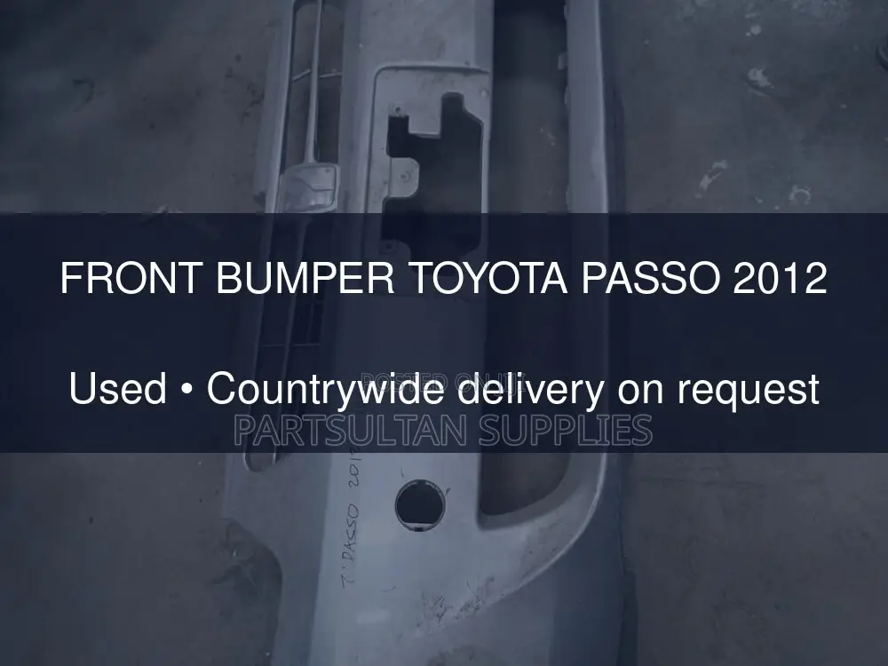 Front Bumper Toyota Passo 2012