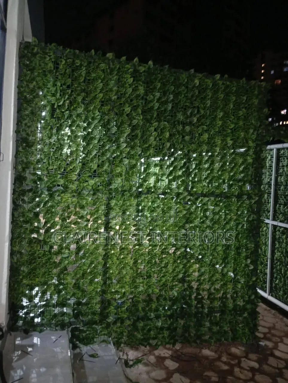 Leafy Watermelon Leaves for Artificial Balcony Privacy