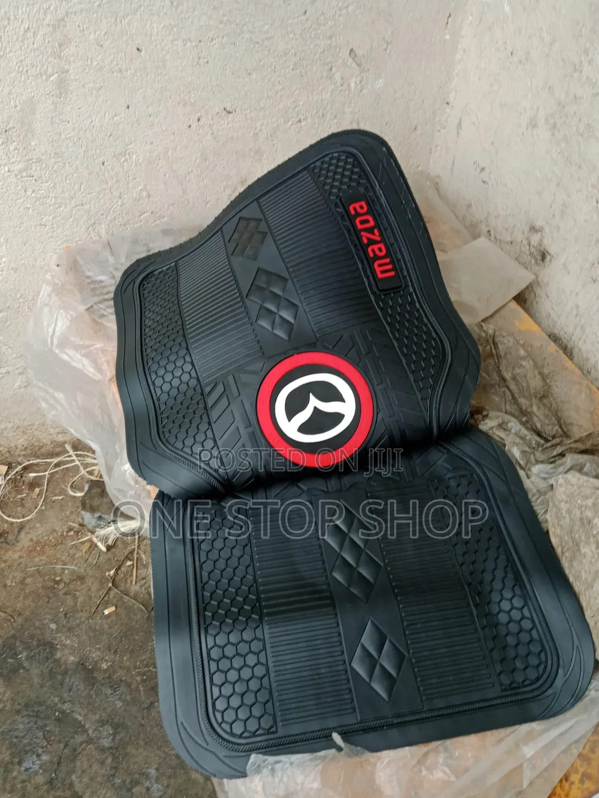 Mazda Non Slip Surface Diamond Pattern Floor Mats