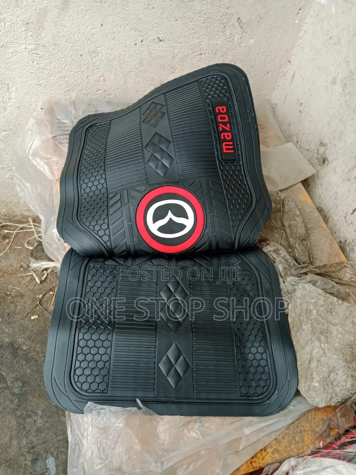 Mazda Mats With Raised Ridges to Trap Mud,water,dust,debris