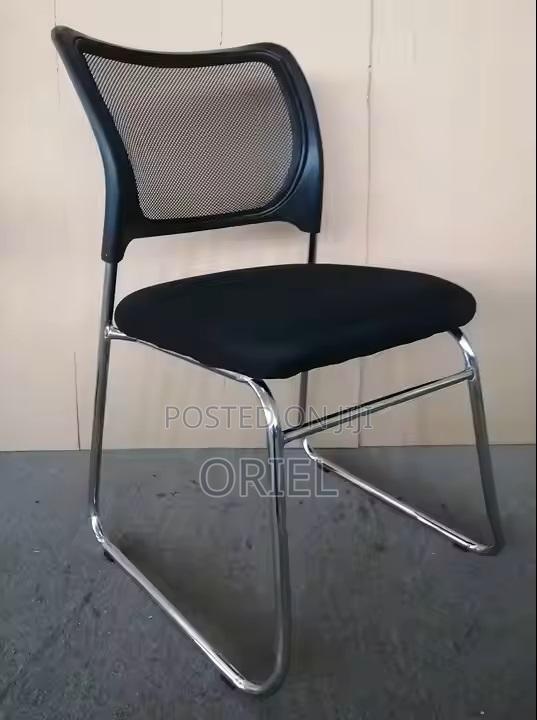 Office Chair : Armless Office Visitor Waiting Chair - thumbnail 3