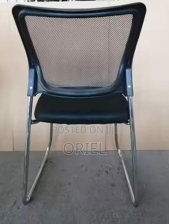 Office Chair : Armless Office Visitor Waiting Chair - thumbnail 4