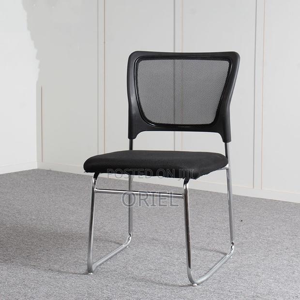 Office Chair : Armless Office Visitor Waiting Chair - thumbnail 6
