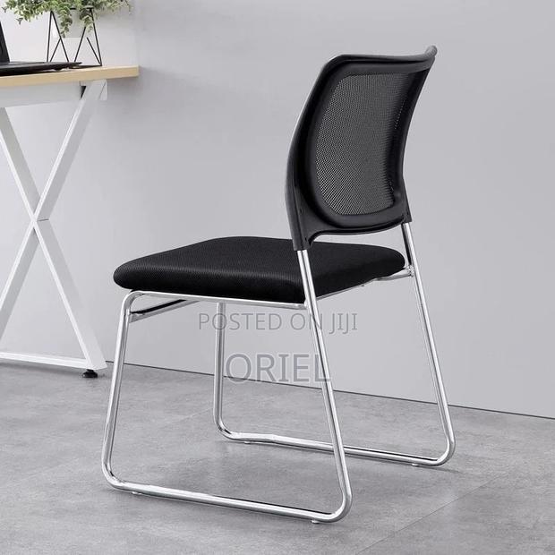 Office Chair : Armless Office Visitor Waiting Chair - thumbnail 8