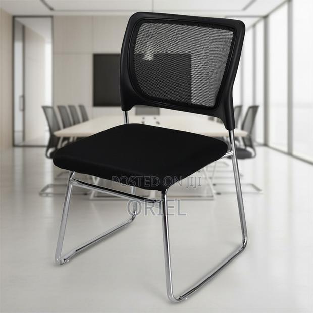 Office Chair : Armless Office Visitor Waiting Chair - thumbnail 12