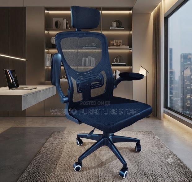 Office Chairs; Ergonomic Fabric Office Mold Chairs - main view