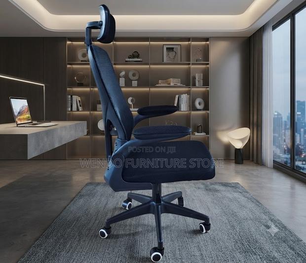 Office Chairs; Ergonomic Fabric Office Mold Chairs - thumbnail 2