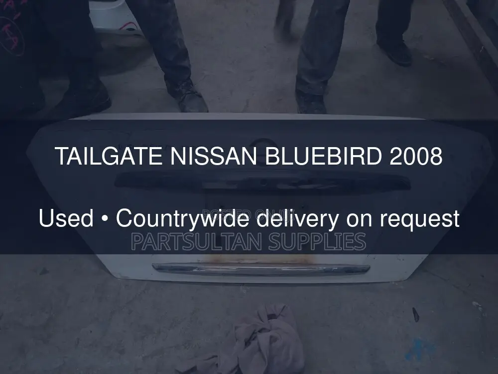 Tailgate Nissan Bluebird 2008