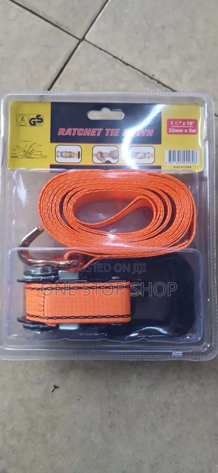 1.25" Tow Cargo Strap Belt With 5metre Long