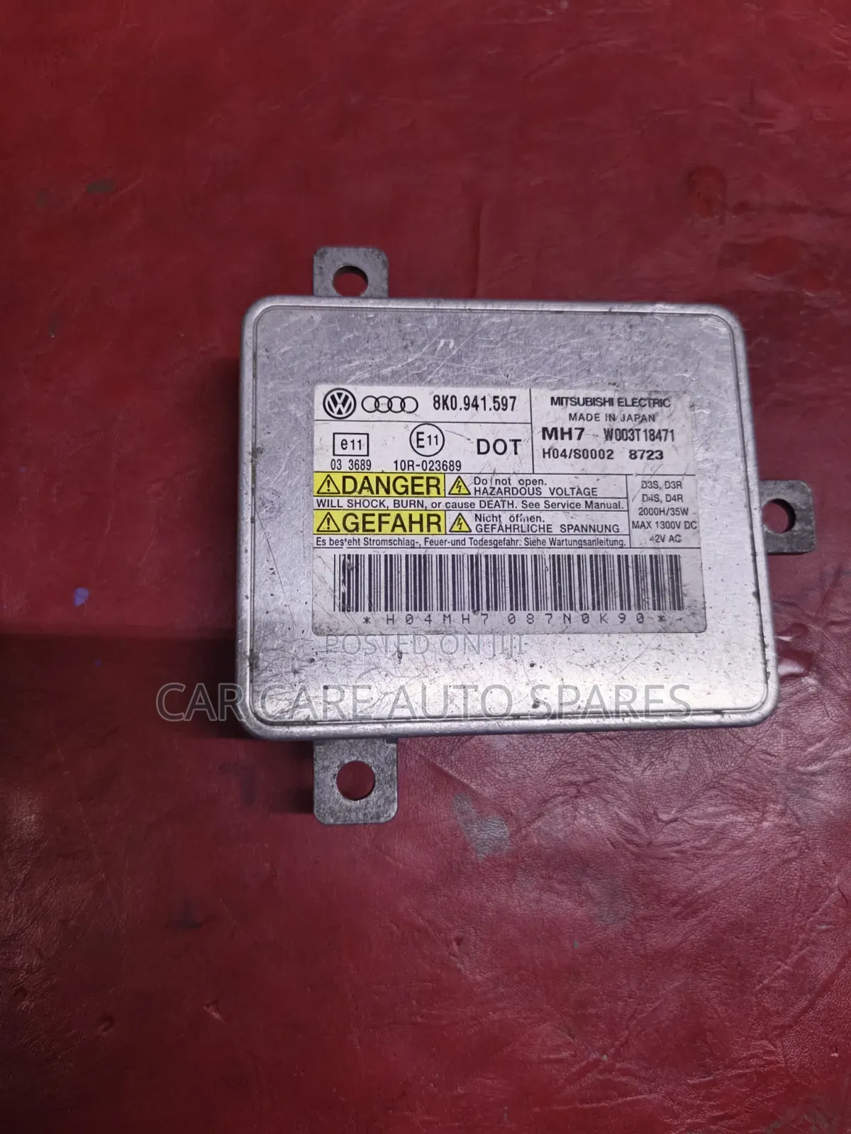 Headlights Ballast Computer Audi/Volkswagen