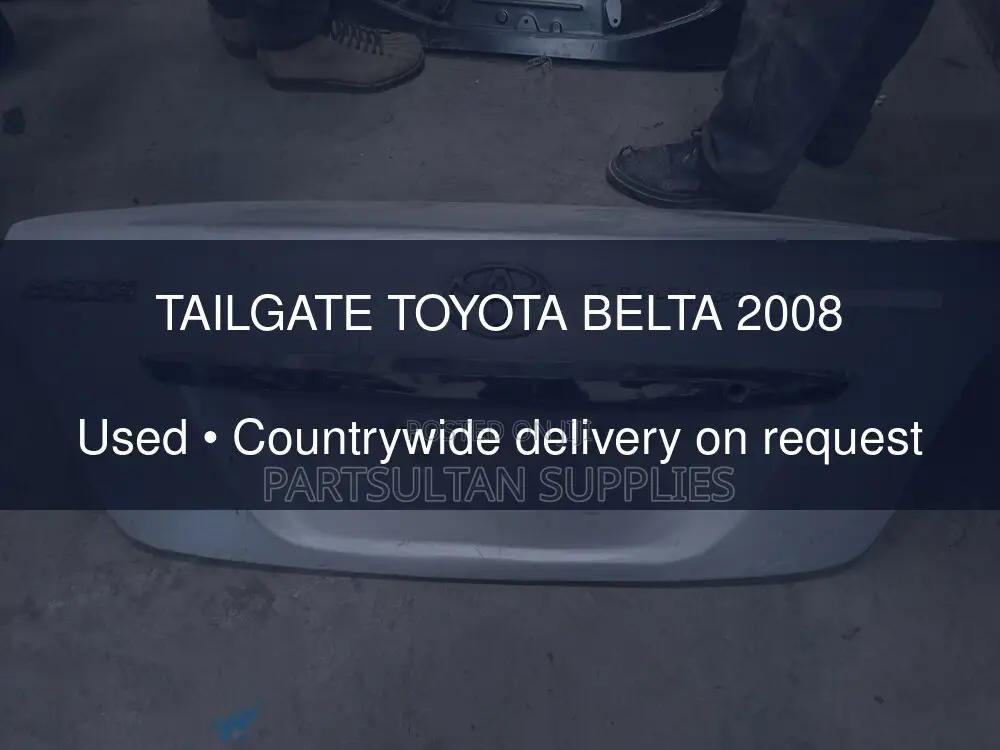 Tailgate Toyota Belta 2008