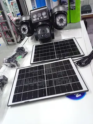 011SQ 4G Triple Lens Solar Camera With SIM Card Support
