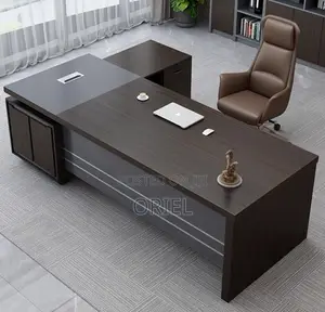 Office Desk : 180CM Imported Executive Office L-Shaped Desk
