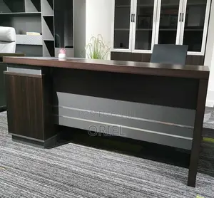 Office Desk : 180CM Imported Executive Office L-Shaped Desk