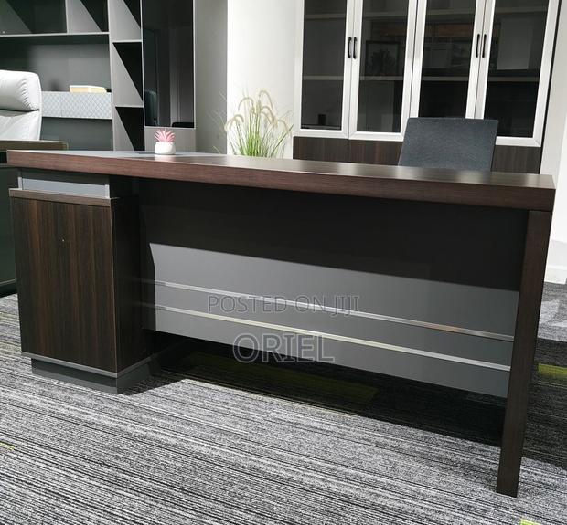 Office Desk : 180CM Imported Executive Office L-Shaped Desk - thumbnail 5